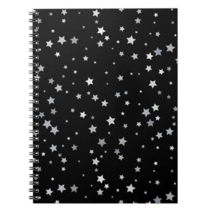 Cuaderno Patrón de las Estrellas de Plata Cuta   Cualquier 