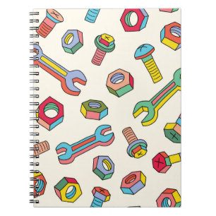 Cuaderno Patrón de lavaparabrisas y tornillos