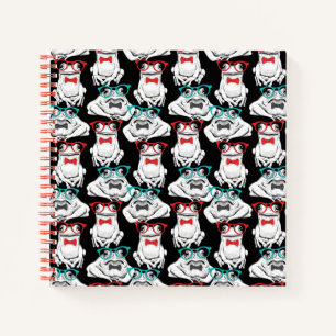 Cuaderno Patrón de lentes de rana