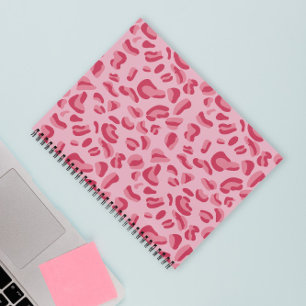 Cuaderno Patrón de leopardo rosa
