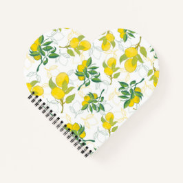 Cuaderno patrón de limón