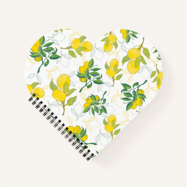 Cuaderno patrón de limón (Anverso)