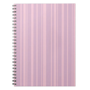 Cuaderno Patrón de Línea Púrpura y Rosa