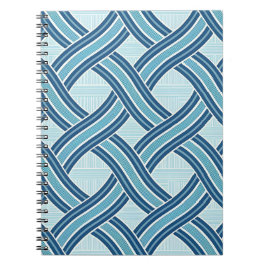 Cuaderno Patrón de líneas azules