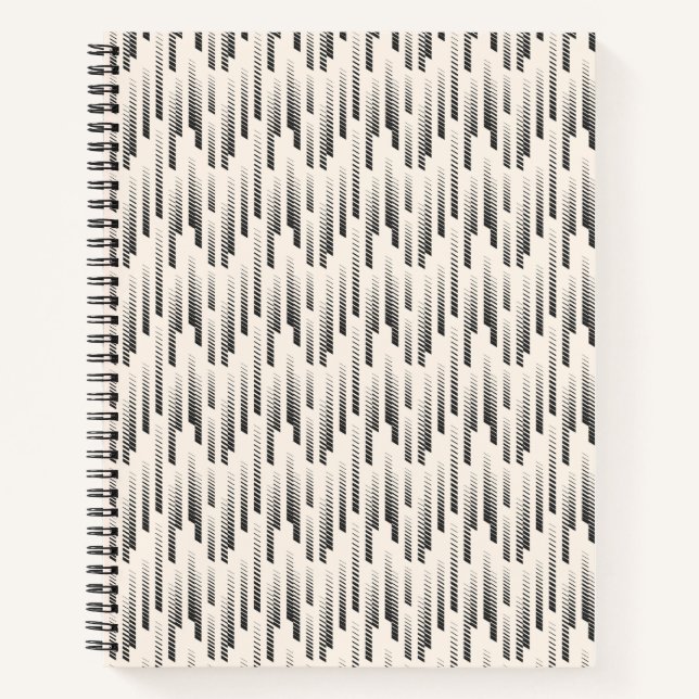 Cuaderno Patrón de lluvia moderno (Anverso)
