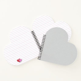 Cuaderno Patrón de lunares grises minimalistas