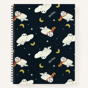 Cuaderno Patrón de luz de luna nocturna de Hedwig