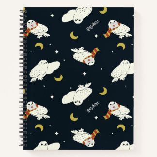 Cuaderno Patrón de luz de luna nocturna de Hedwig