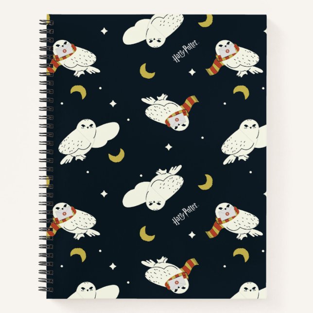 Cuaderno Patrón de luz de luna nocturna de Hedwig (Anverso)