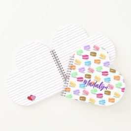 Cuaderno patrón de macarones caprichoso