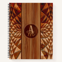 Cuaderno Patrón de madera