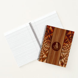 Cuaderno Patrón de madera