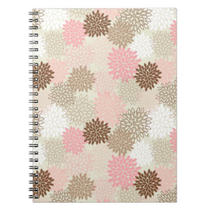 Cuaderno Patrón De Mamá Rosa Y Marrón