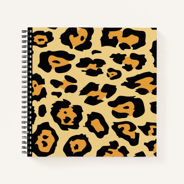 Cuaderno Patrón de manchas de guepardo moderno (Anverso)