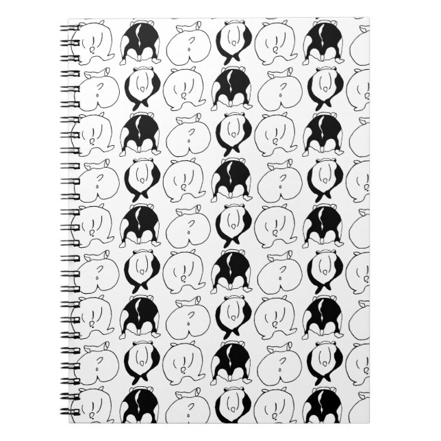 Cuaderno Patrón de manchas de hámster (Frente)