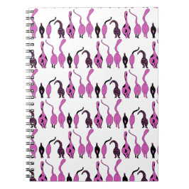 Cuaderno Patrón de manchas púrpuras de gato