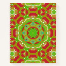 Patrón de mandala de arte líquido de temporada fes