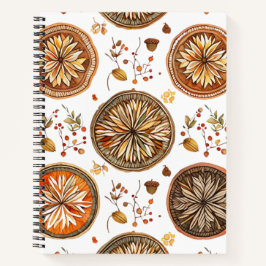 Cuaderno Patrón de Mandala de otoño