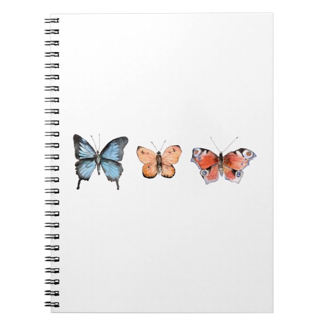 Cuaderno Patrón de mariposa (Frente)