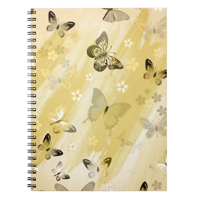 Cuaderno Patrón de mariposa 10 (Frente)