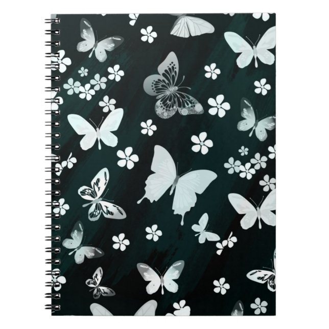 Cuaderno Patrón de mariposa 14 (Frente)