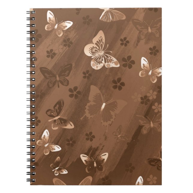 Cuaderno Patrón de mariposa 15 (Frente)