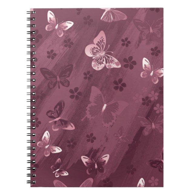 Cuaderno Patrón de mariposa 16 (Frente)