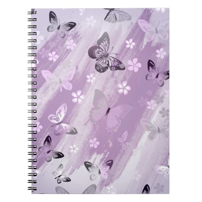 Cuaderno Patrón de mariposa 8 (Frente)