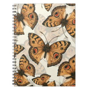 Cuaderno Patrón de mariposa marica