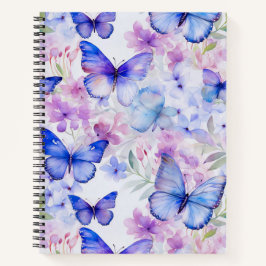 Cuaderno Patrón de mariposa para portátiles