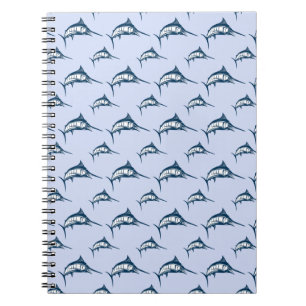 Cuaderno Patrón de Marlin Azul
