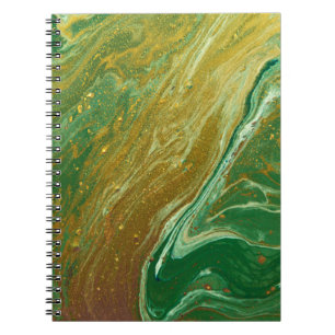 Cuaderno Patrón de mármol líquido