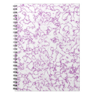 Cuaderno Patrón de mármol púrpura
