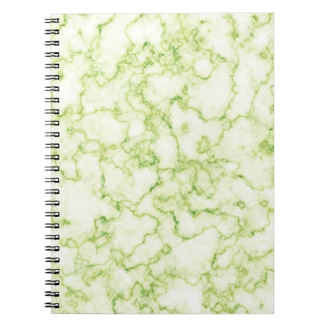 Cuaderno Patrón de mármol verde (Frente)