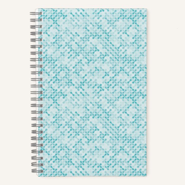 Cuaderno patrón de metabola azul (Anverso)