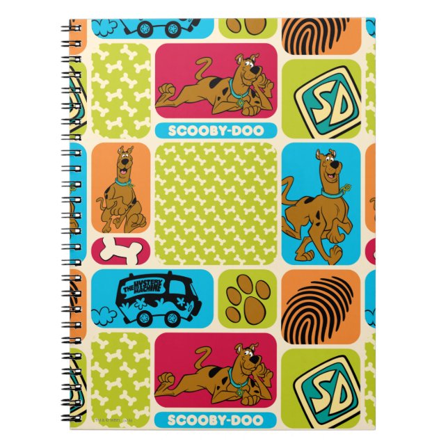 Cuaderno Patrón de misterio Scooby-Doo (Frente)