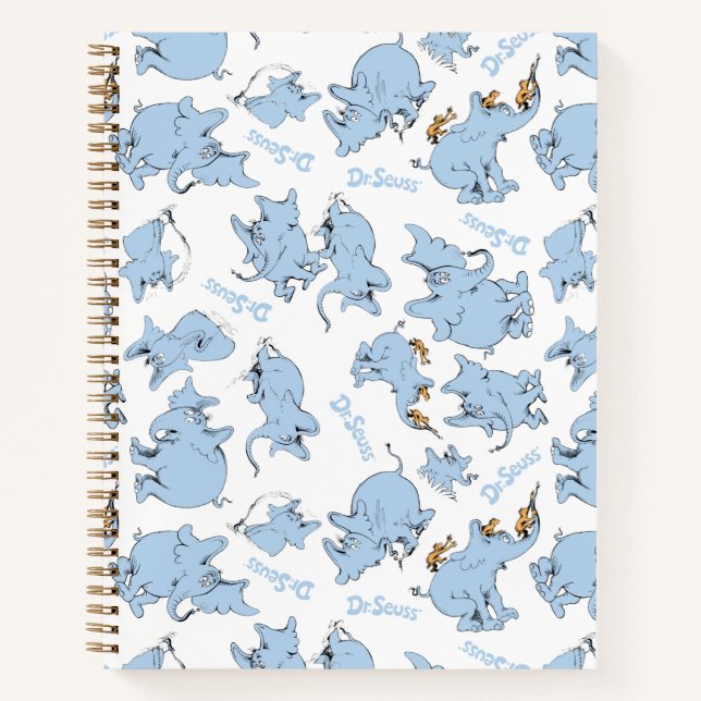 Cuaderno Patrón de mono de Horton Hears A Who (Anverso)