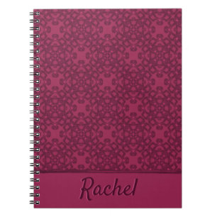 Cuaderno Patrón de moras personalizado