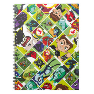 Cuaderno Patrón de mosaico de Ben 10 Alien