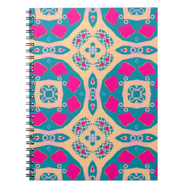 Cuaderno Patrón de mosaico tradicional, peruano (Frente)