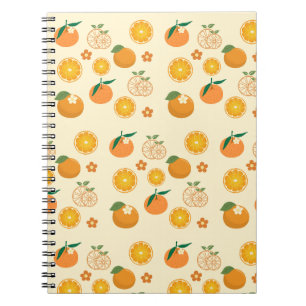 Cuaderno Patrón de naranjas