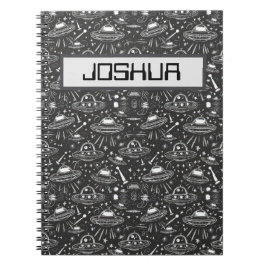 Cuaderno Patrón de nave espacial personalizado