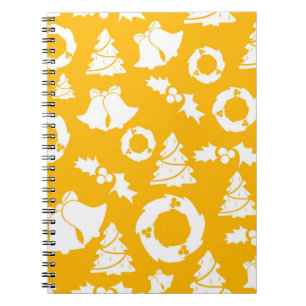 Cuaderno Patrón de Navidades amarillos