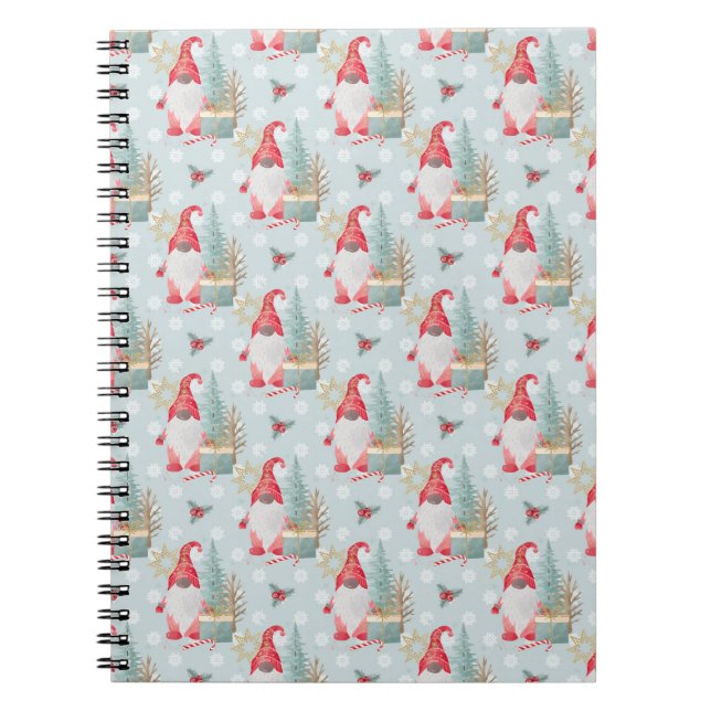 Cuaderno Patrón de Navidades de Gnome (Frente)