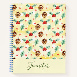 Cuaderno Patrón de Navidades de hormigón y hueso