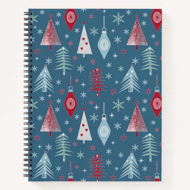 Cuaderno Patrón de Navidades de invierno. (Anverso)