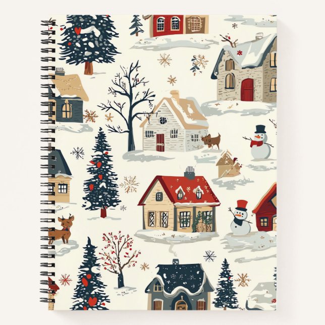 Cuaderno Patrón de Navidades de madera de época (11) (Anverso)