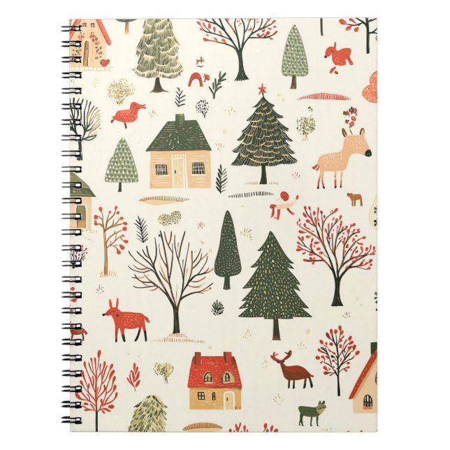 Cuaderno Patrón de Navidades de madera de época (16) (Frente)