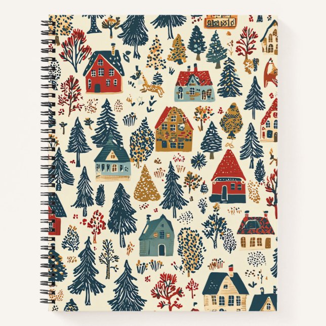 Cuaderno Patrón de Navidades de madera de época (20) (Anverso)