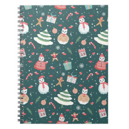 Cuaderno Patrón de Navidades de Snowman Adorables